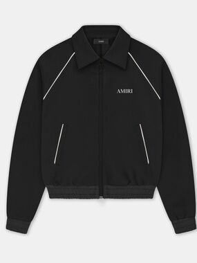 AMIRI Black Jacket with White Piping